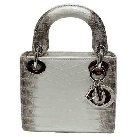 lady dior crocodile bag white|dior handbags.